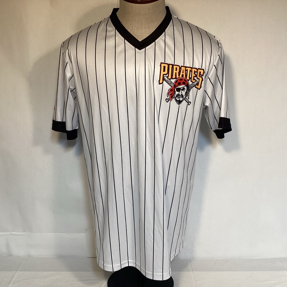 Pittsburgh Pirates Cooperstown Collection Striped Jersey men’s size large